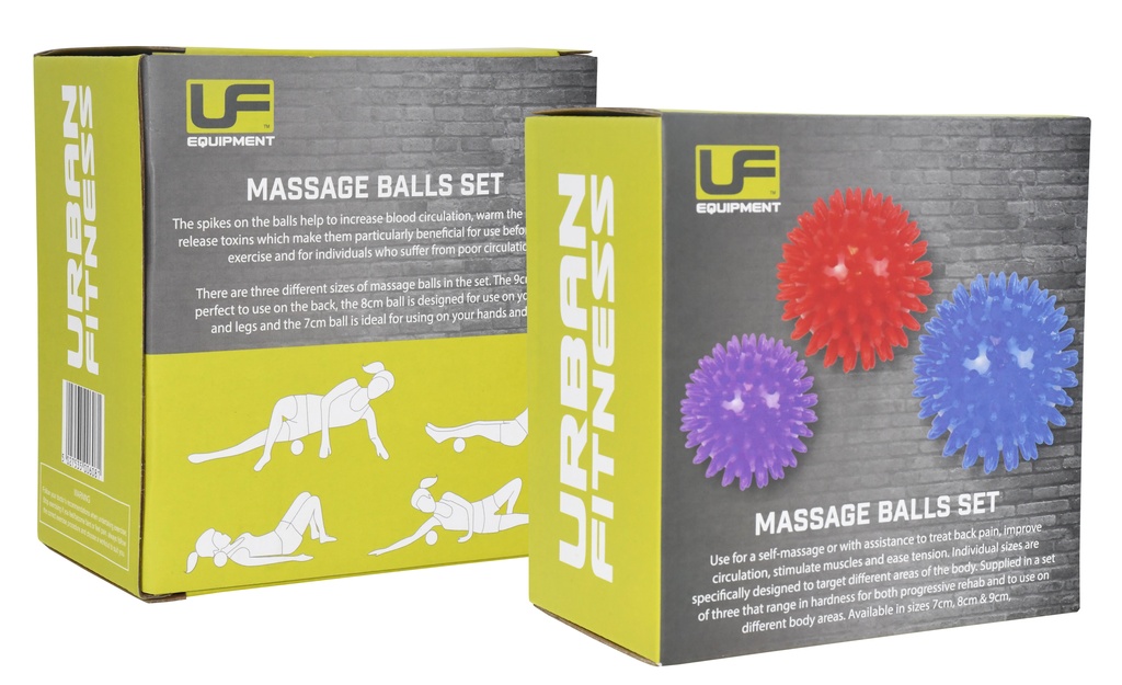 Urban Fitness Massage Balls Set Reydon Sports Plc